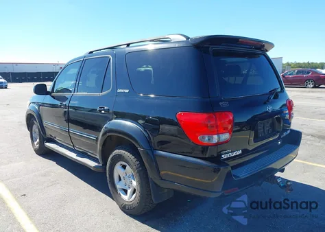 2005 Toyota Sequoia Limited V8 z USA, uszkodzony, nr VIN 5TDBT48A25S235010